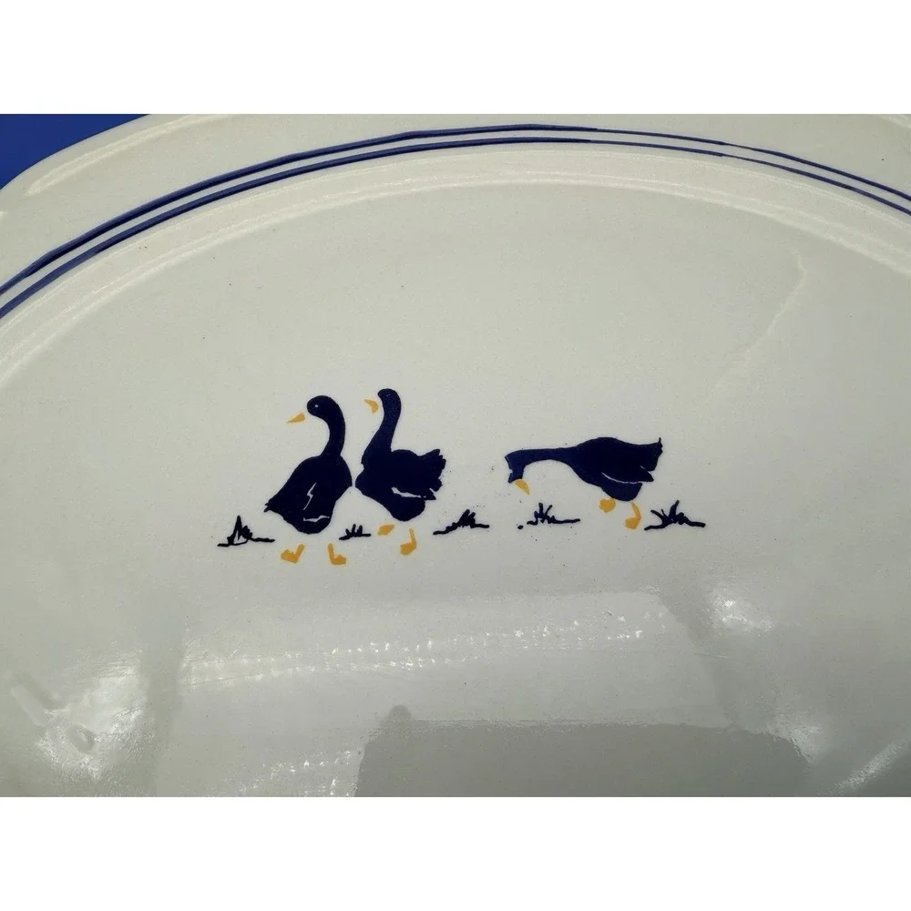Vintage Ceramica Castellania Goose Platter 14